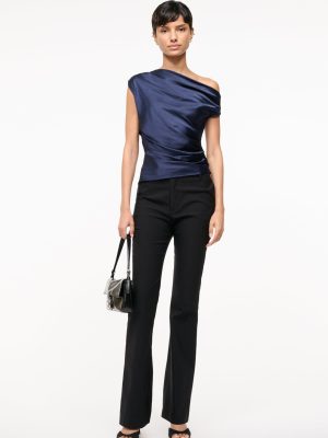 PHARE SILK TOP | NAVY