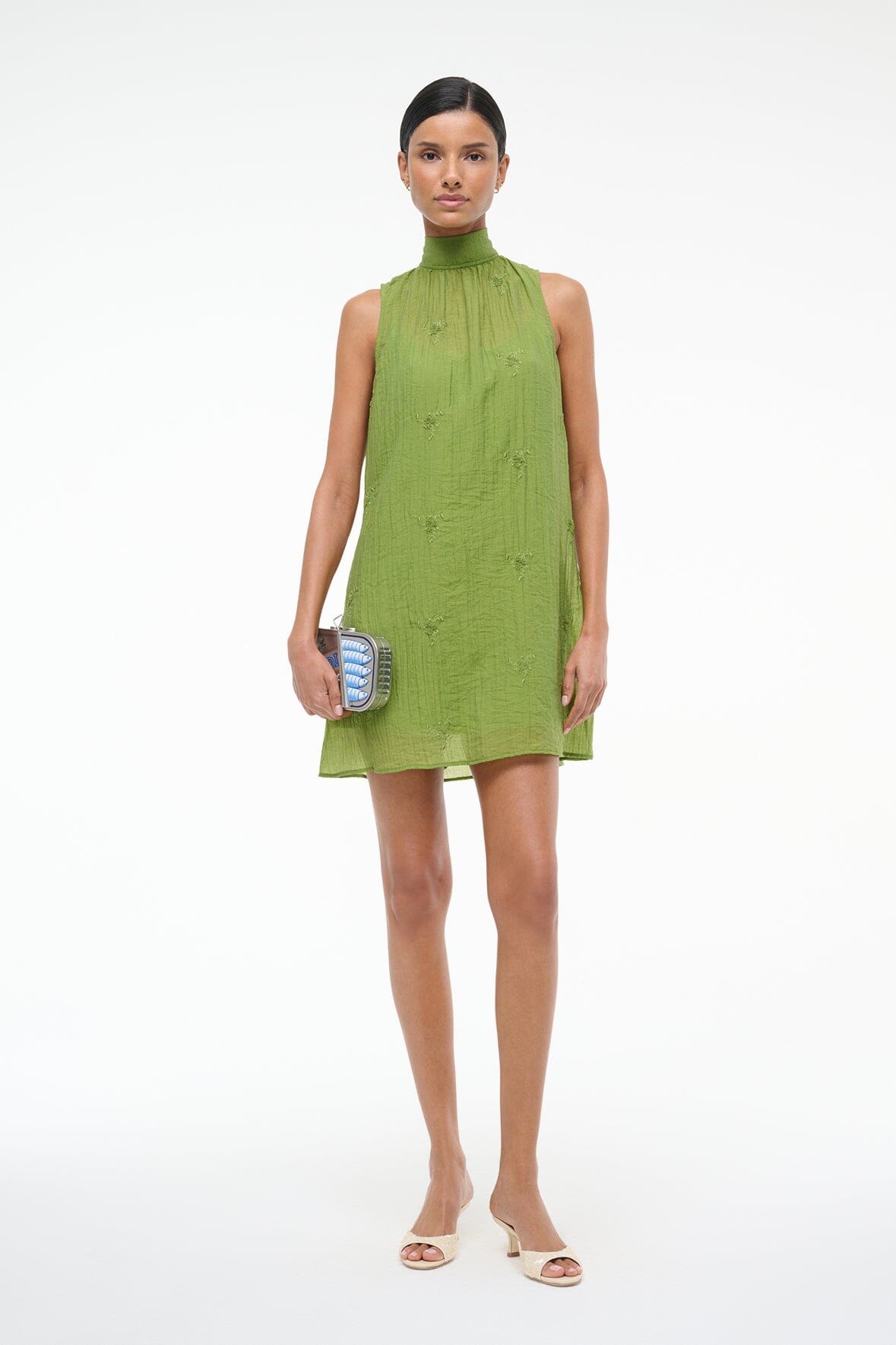 ADDY MINI DRESS | GARDEN GREEN