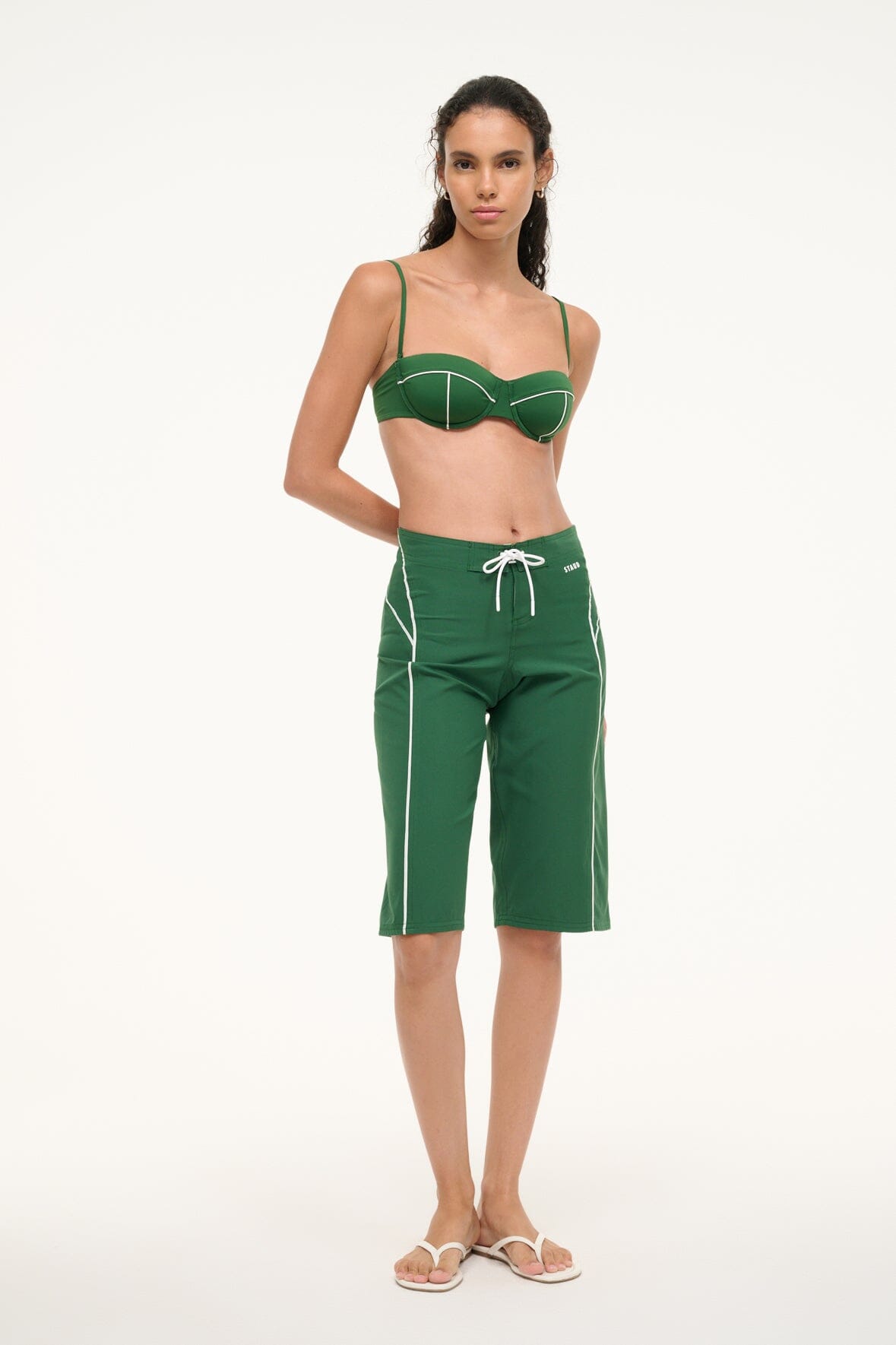 HARBOR BOARD SHORT | JUNGLE WHITE - Image 3