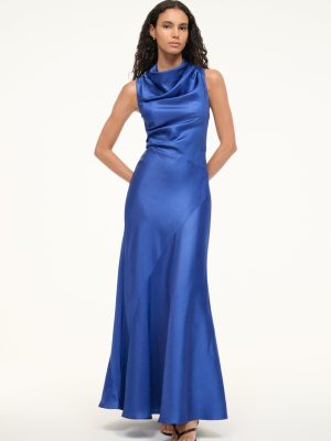 FRIDA SILK DRESS | DEEP SEA