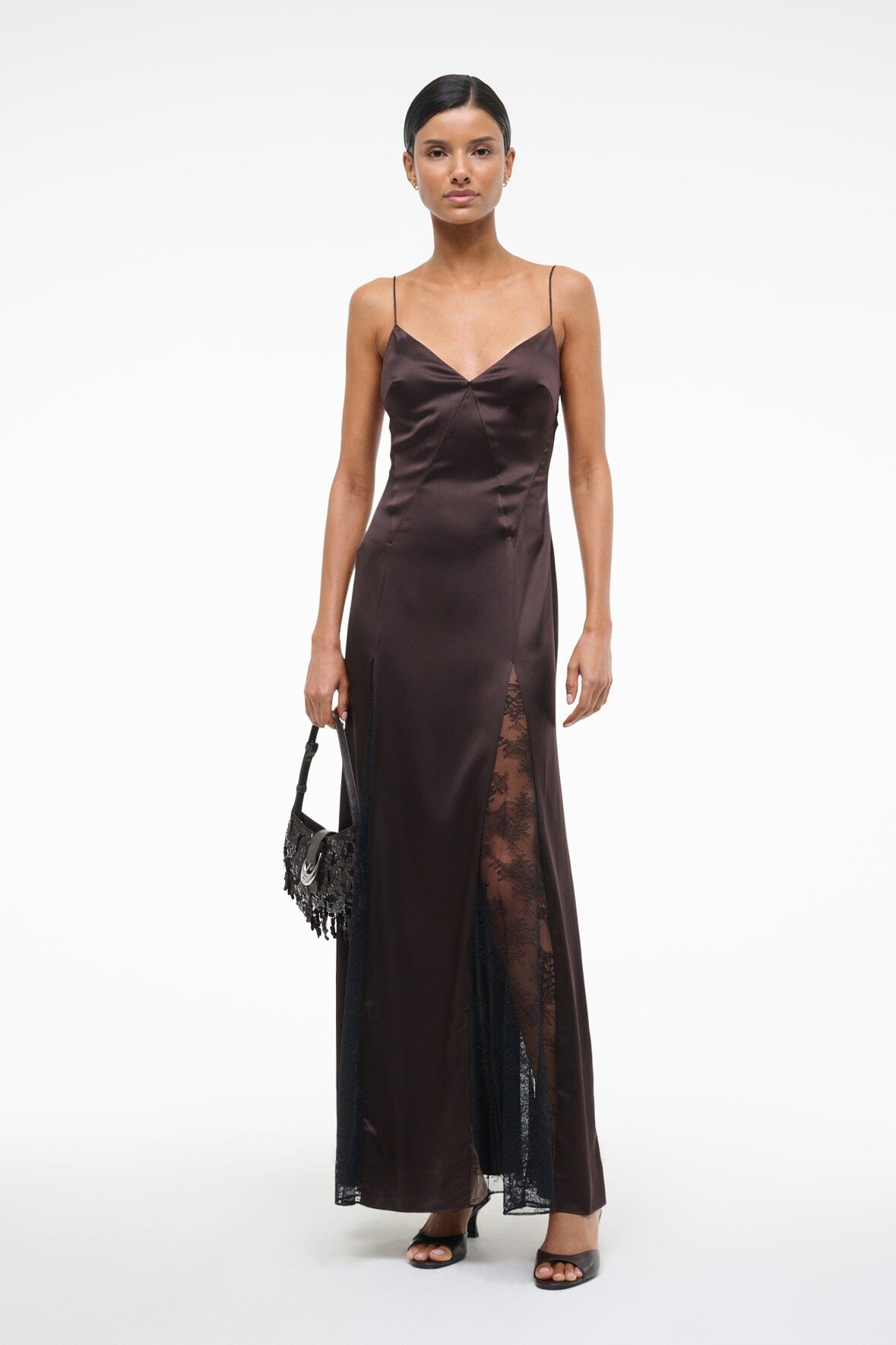 TRINITY SILK DRESS | EARTH