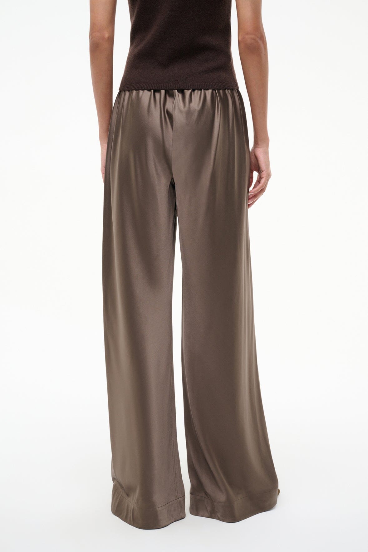 STROLL SILK PANT | TRUFFLE - Image 4