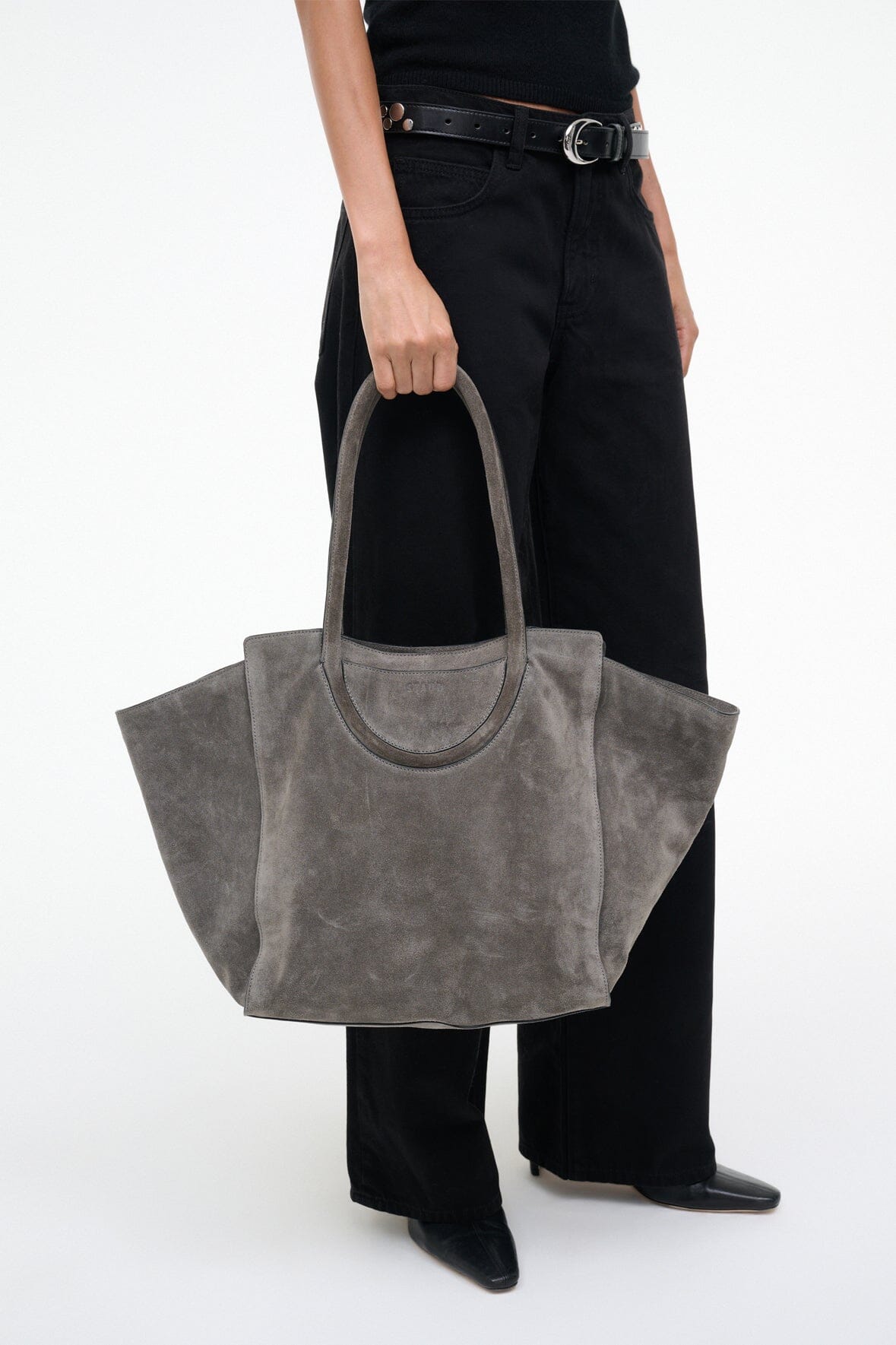 MAUDE TOTE BAG | STORM SUEDE - Image 6
