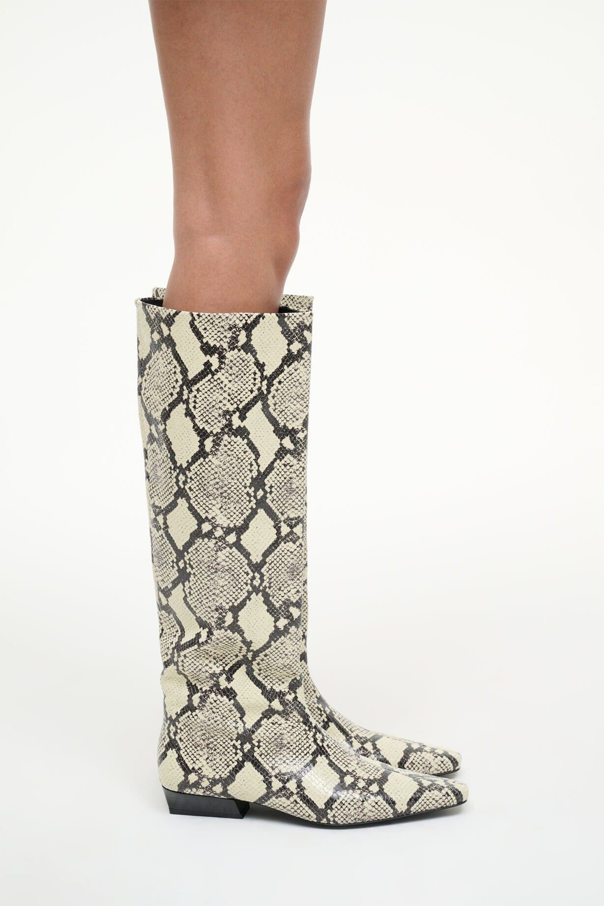 WALLY FLAT BOOT | WHITE SNAKE - Image 2