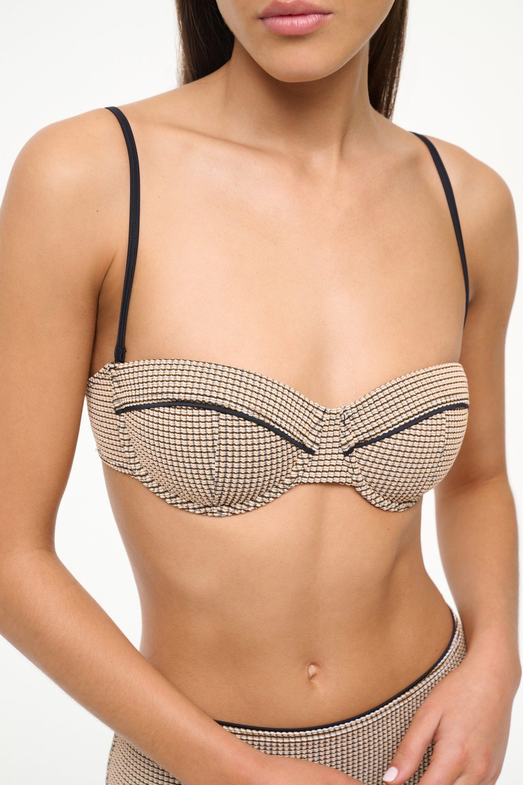 JO BALCONETTE BIKINI TOP | NATURAL PIQUE - Image 5