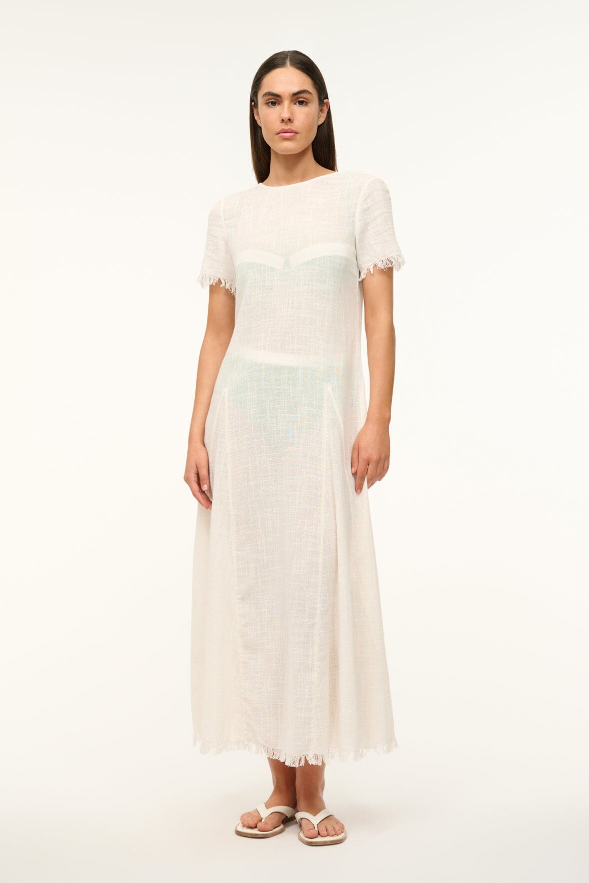 LE HAVRE COVERUP DRESS | BUTTERCREAM - Image 3