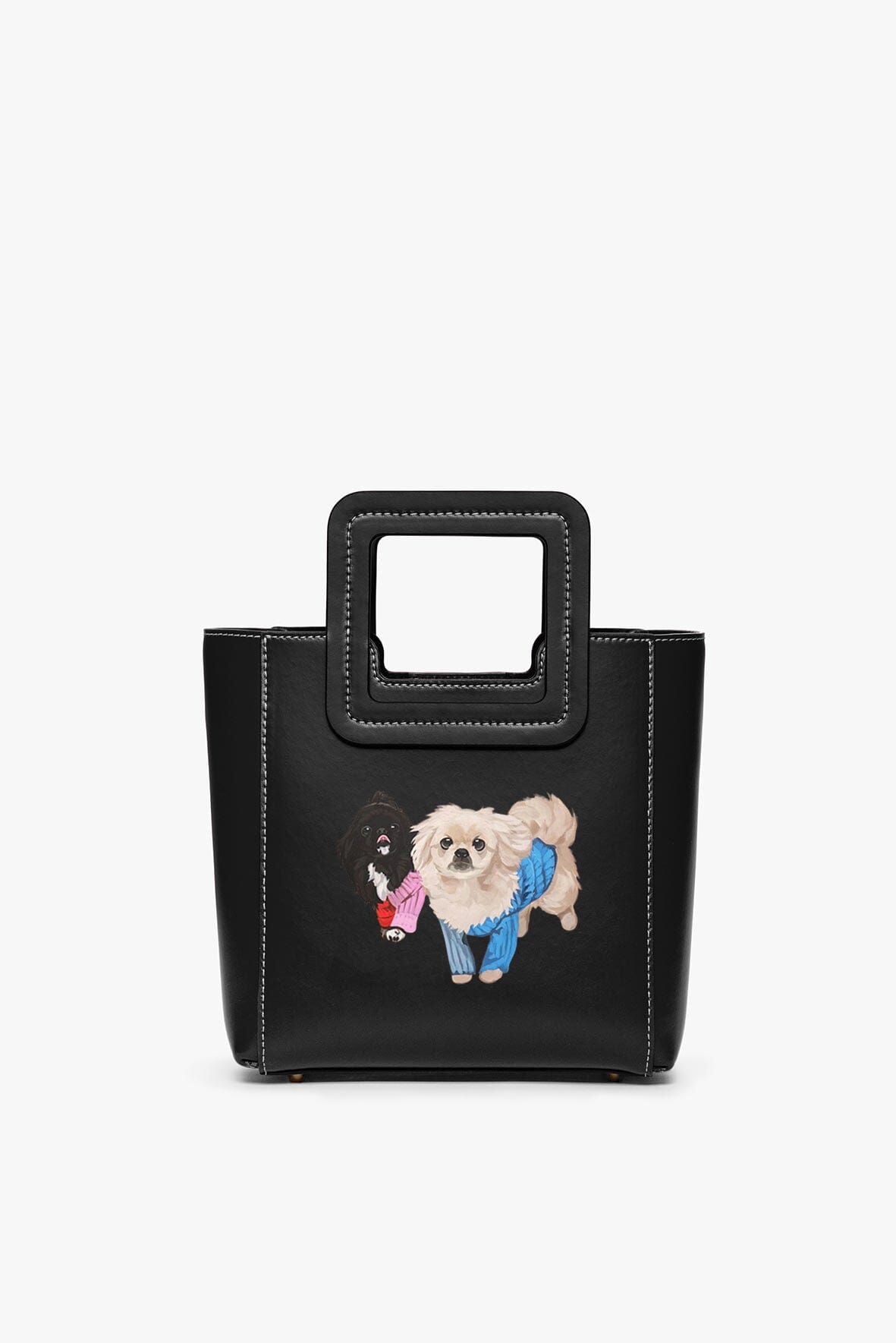 CUSTOM MINI SHIRLEY LEATHER BAG | BLACK - Image 2