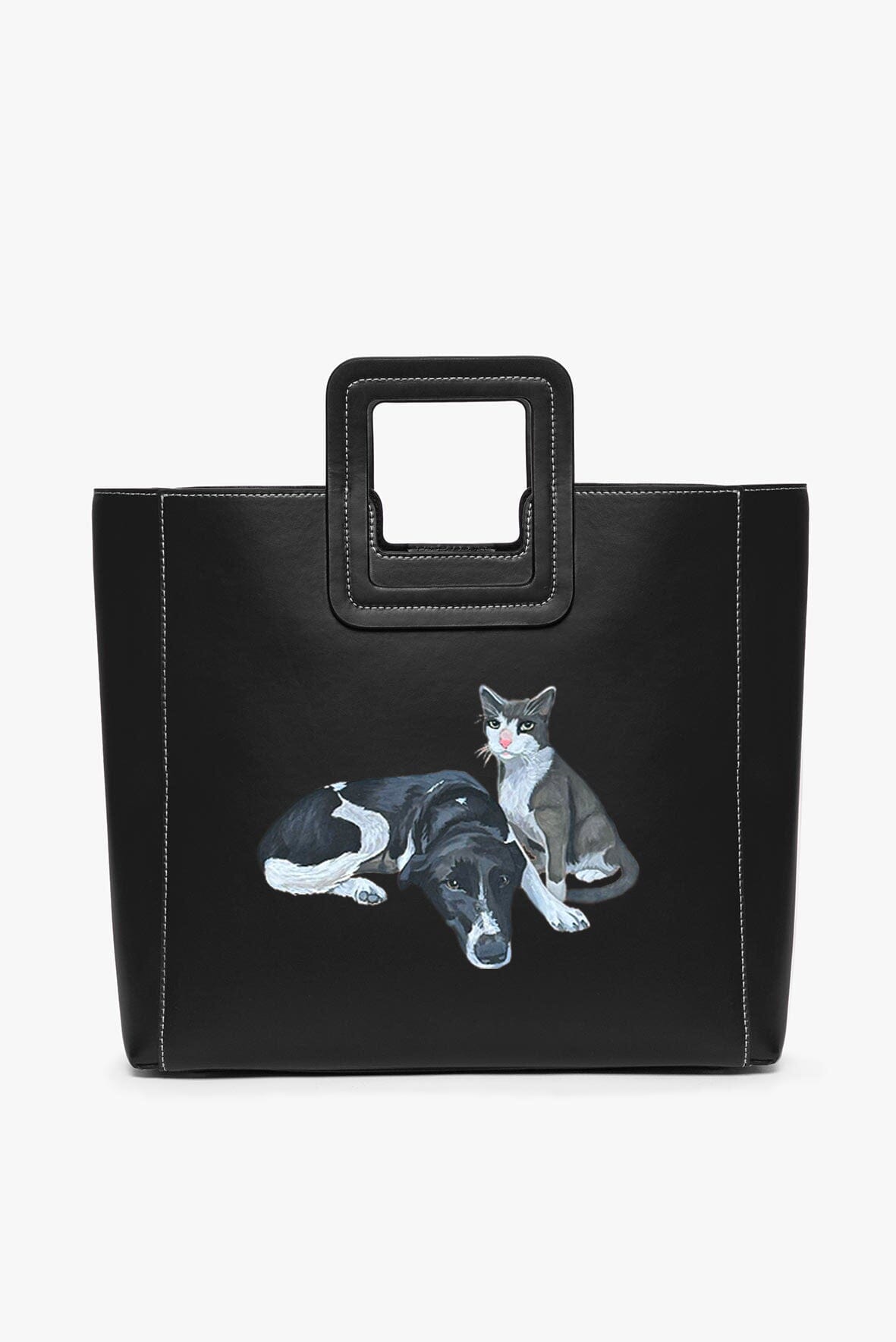 CUSTOM SHIRLEY LEATHER BAG | BLACK - Image 2