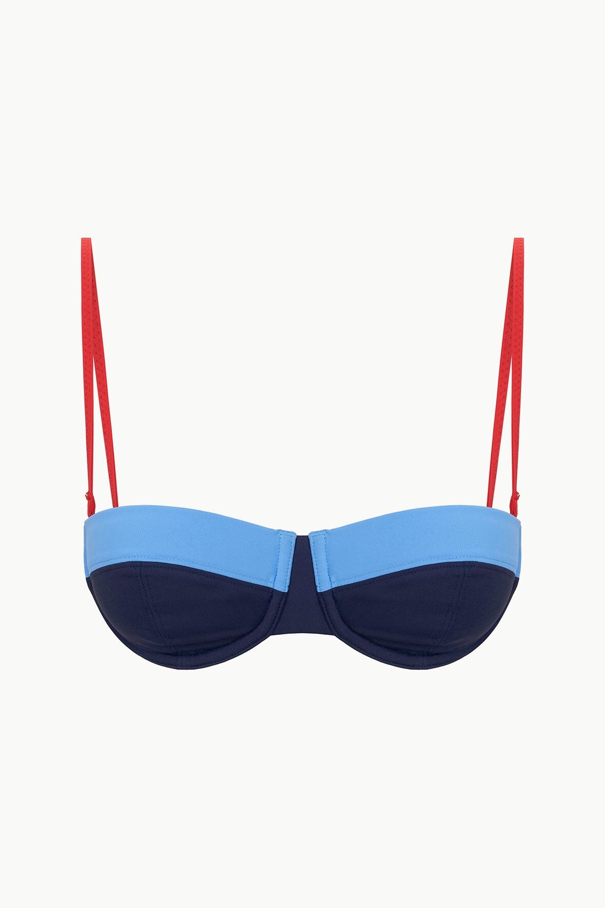 JO BALCONETTE BIKINI TOP | NAVY COLORBLOCK - Image 6