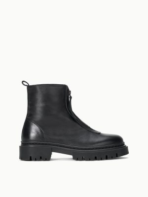 MILES ZIP ANKLE BOOT | BLACK