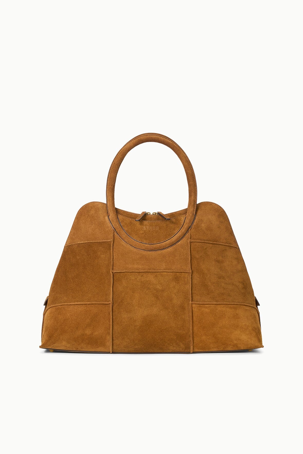NAOMI SATCHEL | TAN SUEDE