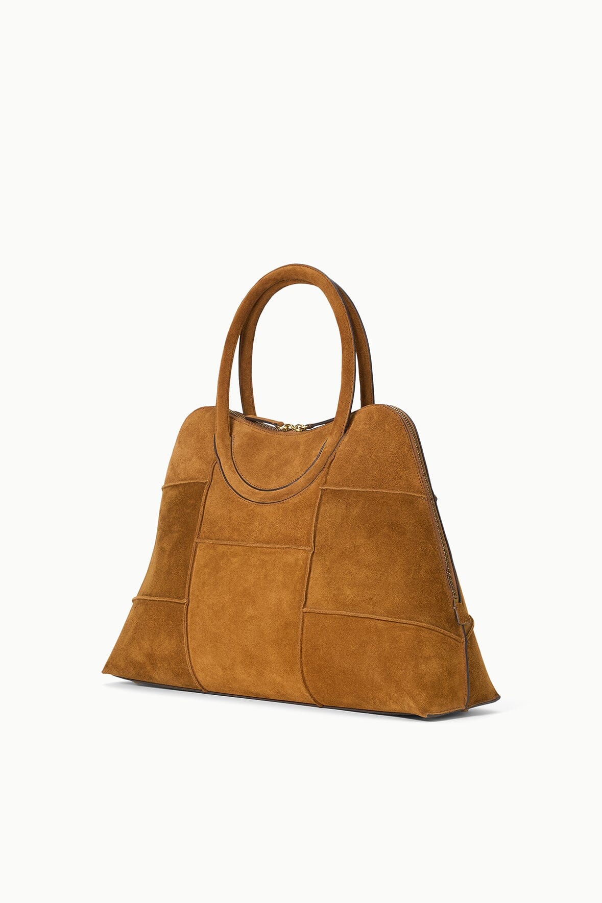 NAOMI SATCHEL | TAN SUEDE - Image 3