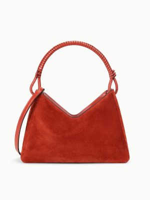 VALERIE SHOULDER BAG | AUBURN SUEDE